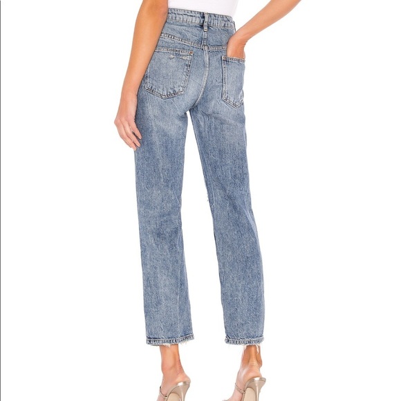 Free People Dakota Straight Leg Jean Indigo Blue - Picture 4 of 8